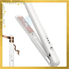 ヘアアイロン コードレス 2way カール/ストレート コードレスヘアアイロン Type-C充電 19mm 軽量 20秒速熱 140℃～200℃ 4段階温度調整 自動電源OFF 誤起動防止ロック 無線 ミニ 小型 持ち運び便利 2in1 男女兼用 日本語説