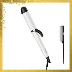 [ mod's hair ] スタイリッシュ カーリングアイロン (MHI-3847-W) 【 ”ゆるふわウェーブ”がサラッとつくれる！ 】 ヘアアイロン 38mm カールアイロン コテ こて カール 痛まないヘアアイロン