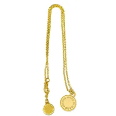 【玉津店 中古】MARC JACOBS ロゴプレート ネックレス ゴールド系 約40cm TA2600375