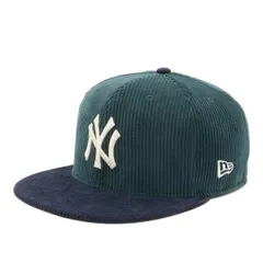 新品 ニューエラ(new era) ニューエラキャップ 59FIFTY MLB コーデュロイ NYブルーグリーン 7 3/8 5950 MLB 8W CORD NEYYAN BGRN NVY