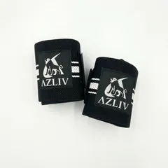 【公式アウトレット】AZLIV リストラップ Lite 手首サポーター ブラック 黒 ホワイト 白 アズリブ 筋トレ ウエイトトレーニングのサムネイル