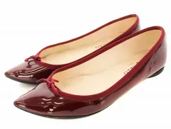 レペット Repetto BRIGITTE Patent leather ブリジット バレエシューズ エナメル ポインテッドトゥ 37 赤 ボルドー /☆G