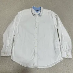トミーヒルフィガー 白 長袖 シャツ xxl
