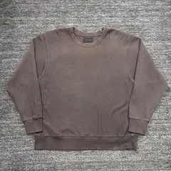 LES TIEN CROPPED FIT クルーネックスウェット グレー XL レスティエン ■