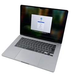 Apple MacBook Air 15.3インチ MQKP3J/A M2 8GB SSD 256GB スペースグレイ 充放電回数98回 ノートパソコン 動作確認済 【中古】 52601R35