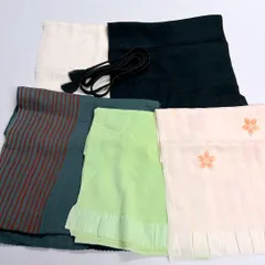 帯揚げ　帯締め　まとめ売り　6点セット　ちりめん　板締め　着物　123tz