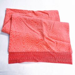 着物 ショール 和装用 ベルベット レース くすみパープル 着物 084tz 