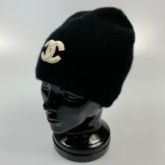 【姫路東店】 中古 CHANEL | シャネル ニットキャップ AAB706B23057 2026S/S ブラック 【135】