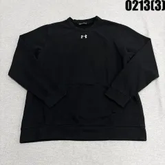 XL UNDER ARMOUR アンダーアーマー ブラック 起毛 スウェット Tシャツ 0213