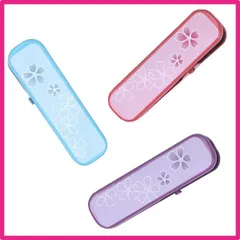 桜柄1 [TOuWA] 着物クリップ 着付け ハンディ 大 和装 浴衣 着物 衿止め 軽量 3個セット お茶会 七五三 お宮参り 紅葉狩り 成人式