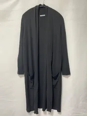 美品/Theory luxe/ロングカーディガン/38/BLACK
