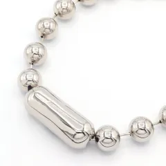 バレンシアガ ネックレス ボールチェーン シルバー 中古のサムネイル