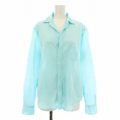 フランク&アイリーン Frank&Eileen EILEEN アイリーン シャツ オープンカラー 長袖 コットン XS 水色 /KU