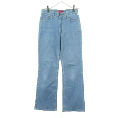 美品 Levi's リーバイス デニムパンツ w31 ブルー オレンジタブ レディース 古着