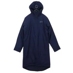 UNDER ARMOUR アンダーアーマー COLDGEAR 長袖 ベンチコート SM ネイビー メンズ 古着