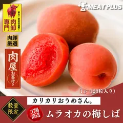 ムラオカのカリカリ梅 梅しば 20粒 個包装 梅干し おつまみ お菓子 おやつ 駄菓子 遠足 塩分補給 運動会 景品 大容量 詰め合わせ ギフト