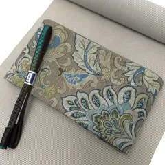 半幅帯　リバーシブル　meshimasehana （京都小泉）　0474