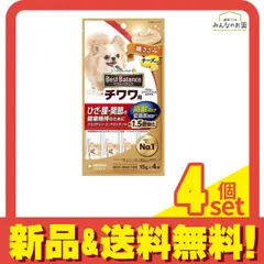 ベストバランスおやつ チワワ用 高齢向け 鶏ささみ 15g× 4本入 4個セット まとめ売りのサムネイル
