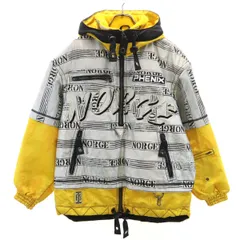 PHENIX フェニックス 総柄 スノーボード ハーフジップ ウェア SS イエロー系 スキー ノルウェーアルペンスキーチーム レディース 古着