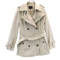 23ku 23区 日本製 ライナー付き トレンチコート 38 ベージュ レディース 古着