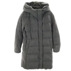 UNIQLO ユニクロ ストレッチ ダウンコート M グレー レディース 古着