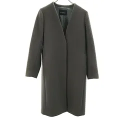 UNITED ARROWS GREEN LABEL RELAXING ユナイテッドアローズ グリーンレーベルリラクシング ウールコート 38 チャコールグレー レディース 古着