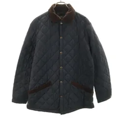 Eddie Bauer エディーバウアー キルティングジャケット M ネイビー メンズ 古着