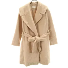 SNIDEL スナイデル シャギー ガウンコート F ベージュ系 レディース 古着