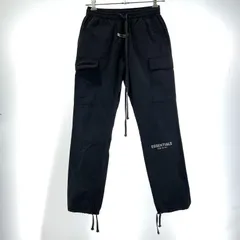 【中古】ESSENTIALS ナイロンカーゴパンツ サイズXS ブラック エッセンシャルズ[19]