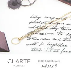 ネックレス サークルネックレス ゴールド 円 a0066