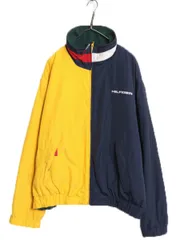 【お得なクーポン配布中!】 90s トミーヒルフィガー リバーシブル セーリング ジャケット メンズ L 古着 オールド ナイロン フリース フルジップ ブルゾン ジャンパー