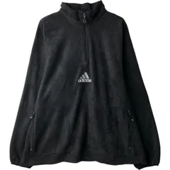 古着 90年代 アディダス adidas ハーフジップ フリースプルオーバー メンズXL相当 ヴィンテージ/eaa610229