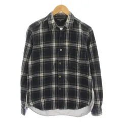 コムデギャルソンオム COMME des GARCONS HOMME AD2011 長袖シャツ チェック S 紺 ネイビー 緑 白 HH-B035 /YM