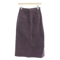 ロンハーマン Ron Herman RHC スカート ロング XS 紫 パープル パッチポケット ストレートシルエット 3410500163 /YM