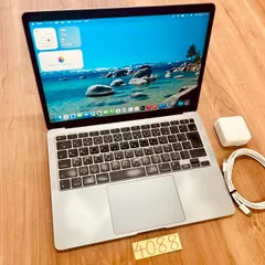 【動作確認済み】 MacBook air 13インチ 2020 アップル Apple M1 16GB 512GB 動画編集可能 カメラ内蔵 ノートPC ノートパソコン SSD搭載 macOSインストール済み 【4088】