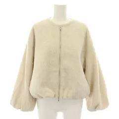 ボールジー BALLSEY トゥモローランド 24AW シャギージャージー ショートコクーンブルゾン アウター 36 アイボリー 11-07-44-07202 /YT