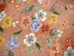 送料無料【新品】八端判 座布団カバー　【花-202】　59㎝×63㎝　1枚