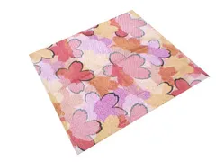 送料無料【新品】八端判 座布団カバー　【花-203】　59㎝×63㎝　1枚