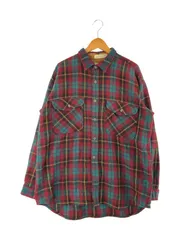 【中古品】BIG JOHN ビッグジョン L/S FLANNEL CHECK SHIRT VINTAGE ロングスリーブ フランネル チェックシャツ 長袖シャツ 【145-240202-kk-10-tag】
