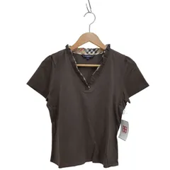 バーバリーロンドン BURBERRY LONDON チェック切り替え スキッパー ブラウス レディース JPN：2 