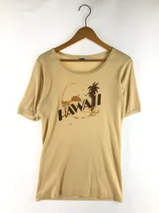 【中古品】Champion チャンピオン 70～80's SEEPAGE HAWAII PRINT 70～80年代 染み込み ハワイ プリントTシャツ 半袖Tシャツ トップス ヴィンテージ 【146-250626-rt-05-tag】