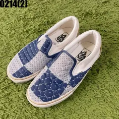 VANS バンズ スリッポン ネイビー パータン スニーカー 240