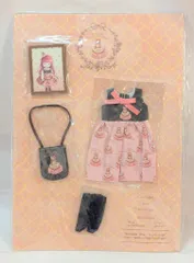 trunk_chiyo ドール衣装　ブラック×ピンク系　ドレスセット