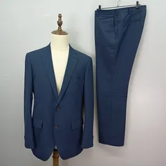 Mr.JUNKO ミスタージュンコ ウォッシャブル スーツ サイズ A8 上下セット テーラードジャケット ノータックパンツ　セットアップ【0098h】