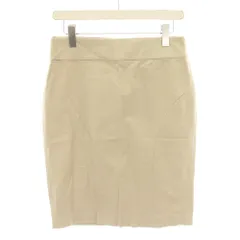 バナナリパブリック BANANA REPUBLIC スカート ひざ丈 タイト タグ付き 6 ベージュ 400703-01-1 /YT ■ECB001