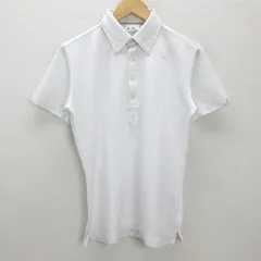 g■アディダス/adidas GOLF 半袖ドライポロシャツ/ゴルフウェア【M】白/men's/94【中古】■