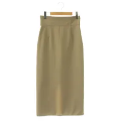 ノーブル NOBLE ジャージーライクカラータイトスカート ロング 34 ベージュ /NR ■OS