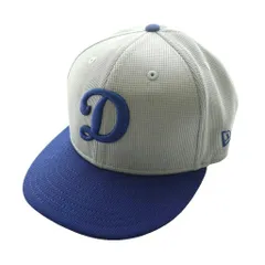 ニューエラ NEW ERA 59FIFTY ドジャーズ DODGERS オフィシャル オン フィールドキャップ OFFICIAL ON FIELDCAP 帽子 7 5/8 紺 ネイビー グレー /SS ■OS ■AD