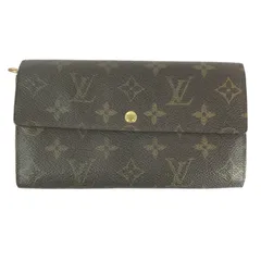 【中古】【メンズ/レディース】LOUIS VUITTON ルイ・ヴィトン ポシェット・ポルトモネクレディ M61725 二つ折り長財布 ロングウォレット 【179-241027-hi-09-TAG】