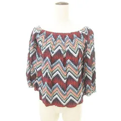 アングリッド UNGRID 美品 総柄 2WAY ブラウス シャツ オフショルダー可能 F マルチカラー ■TC